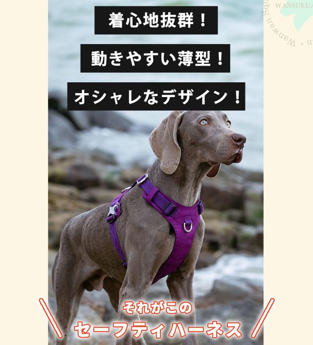 犬 ハーネス 引っ張り防止 軽量 快適 コーデュラ 丈夫 防水 通気性 