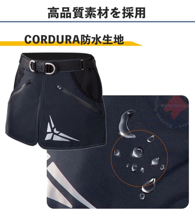 Truelove トレーナー用 エプロン ブラック XS〜XL コーデュラ ナイロン unisex スカート型 高機能 防水 撥水 3M反射 安全性 5ポケット 着脱ポケット 快適 着心地が良い 高耐久性 犬の訓練 トレーニング スタイリッシュ 高品質 ドッグトレーナーエプロン_3