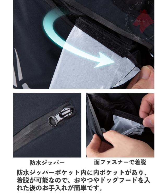 Truelove トレーナー用 エプロン ブラック XS〜XL コーデュラ ナイロン unisex スカート型 高機能 防水 撥水 3M反射 安全性 5ポケット 着脱ポケット 快適 着心地が良い 高耐久性 犬の訓練 トレーニング スタイリッシュ 高品質 ドッグトレーナーエプロン_7