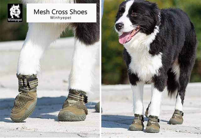 犬 靴 犬靴 犬の靴 ドッグシューズ メッシュ シューズ ソフト 夏 保護 