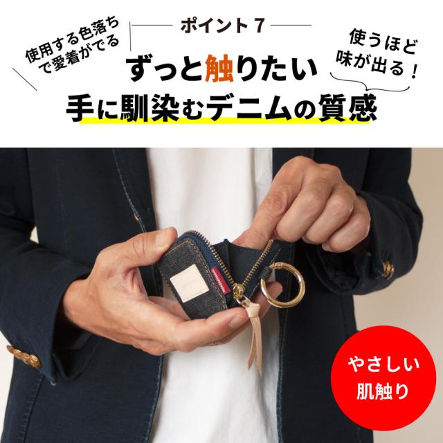 【極美品vf】 デニムコインケース NeedNetwork コインケース 日本が誇るデニム 小銭入れ ボックス