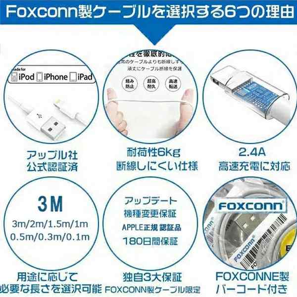 3本セット Iphone 充電 ケーブル 正規認証lightning ケーブル Mfi 認証 急速充電 ケーブル 3m 2m 1 5m 1m 0 5m 0 3m 0 1m ヤマト翌日無の通販はau Pay マーケット Smiledirect