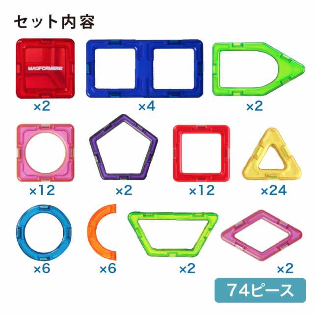 商品レビューで＋5％】＼３ピースプレゼント／ボーネルンド MAGFORMERS