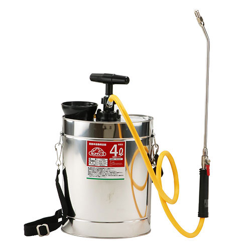 藤原産業 セフティー3 肩掛け半自動噴霧器 4L 樹脂ポンプ