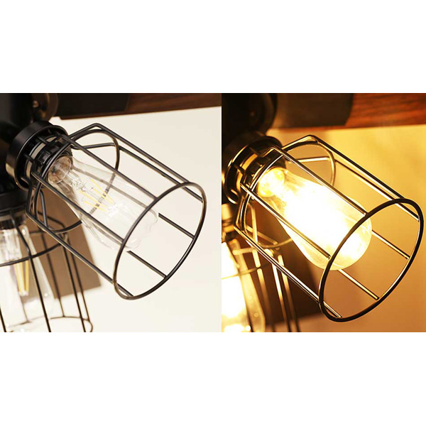 ライフオンプロダクツ Modern Collection シーリングファン フィラメントLED付 JE-CF003