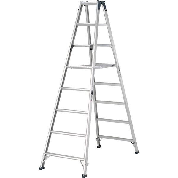 2脚まとめ買い みっちょん 2 メーカー直送】アルインコ 専用脚立2.4m ステップ幅広 MXB-240F