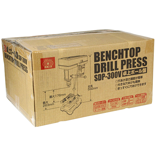 藤原産業 SK11 卓上ボール盤 300Ｗ SDP-300V_1