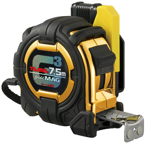 TJMデザイン タジマ セフコンベG3ゴールドロック マグ爪-25 7.5m メートル目盛 SFG3GLM25-75BL