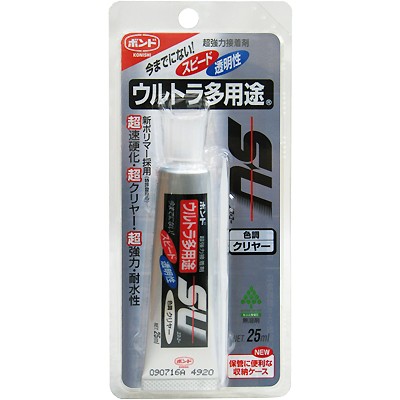 コニシ ボンド ウルトラ多用途SU 超強力接着剤 25ml #04592 クリヤー