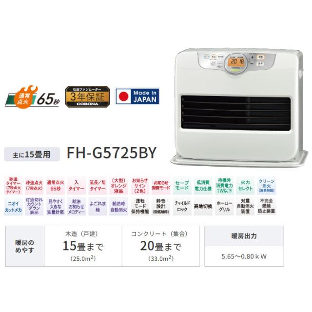 2025年モデル】CORONA コロナ 石油ファンヒーター Gシリーズ シェル