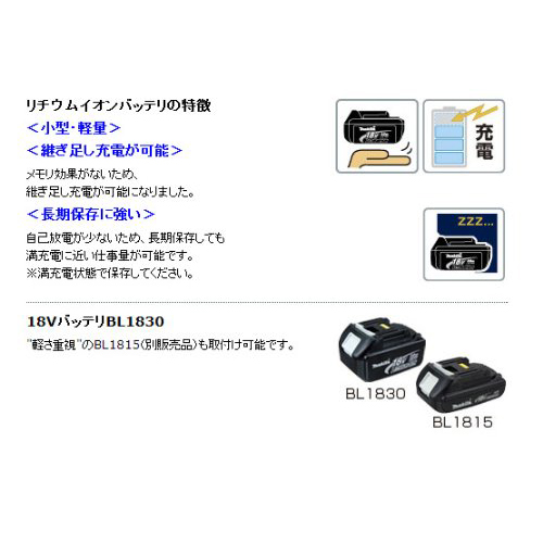 makita マキタ 充電式クリーナ CL180FDRFW