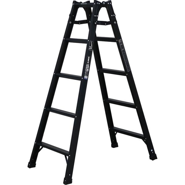 【メーカー直送】【法人限定】アルインコ はしご兼用脚立150cm ブラック KUR-150の通販は 13,300円
