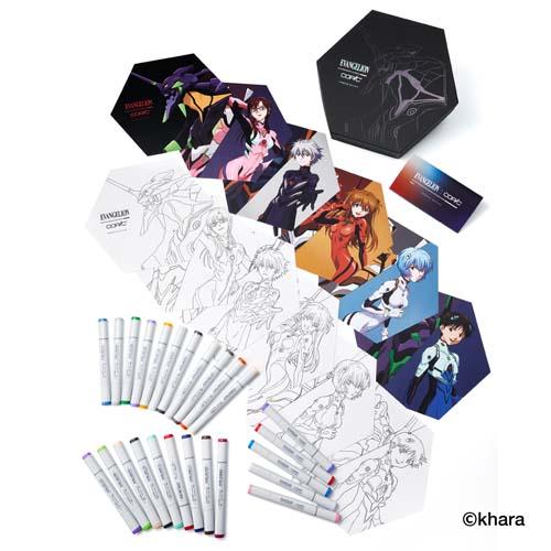 【数量限定】Too エヴァンゲリオン×コピック エヴァカラーセット プレミアムエディション コラボデザイン5本＋コピックスケッチ20本 1250213 11,446円