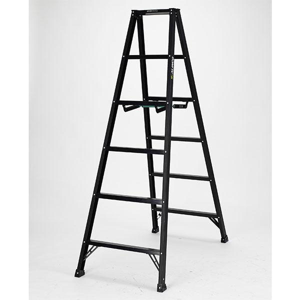 【メーカー直送】アルインコ シエロブラック180cm 軽量アルミ脚立  質量5.2kg BS-180FX