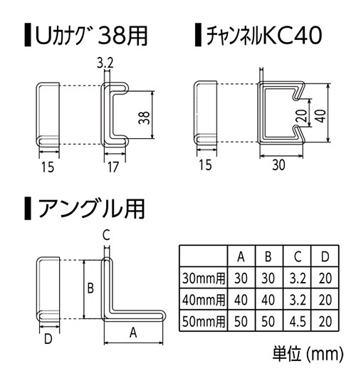 メール便可 八幡ねじ マルチエンドキャップ チャンネル Kc 40用 2個入の通販はau Pay マーケット ホームセンターブリコ Au Pay マーケット店