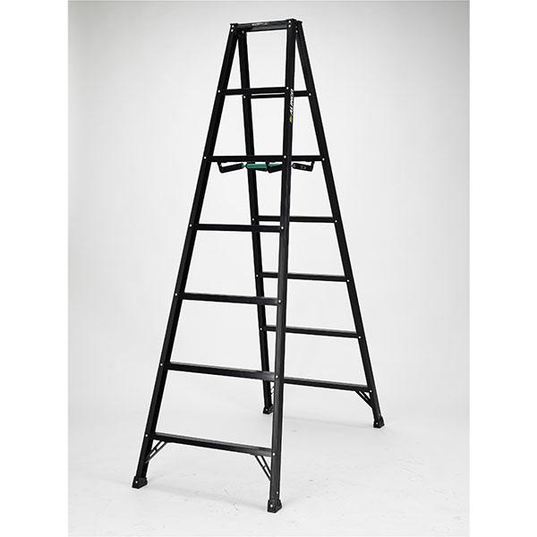 【メーカー直送】アルインコ シエロブラック210cm 軽量アルミ脚立 質量6.0kg BS-210FX