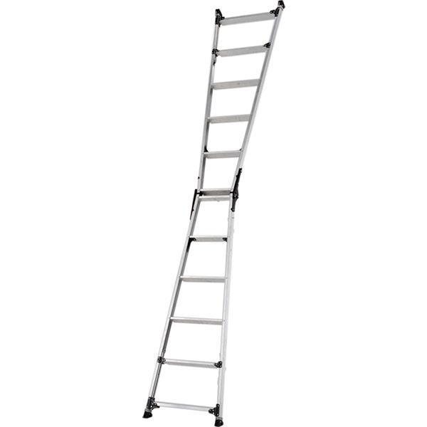 【メーカー直送】【法人限定】アルインコ 伸縮脚付はしご兼用脚立180cm PRW-180FX_1