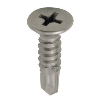八幡ねじ ピアスビス ステンレス さらドリルねじP 半箱 4×19mm 500本入