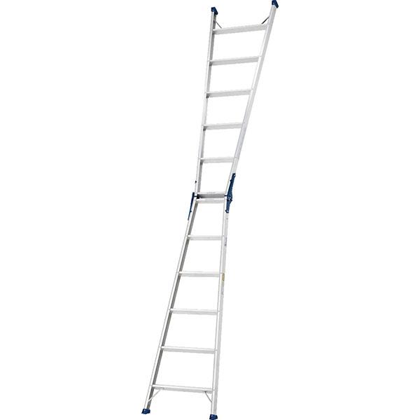 【メーカー直送】アルインコ はしご兼用脚立180cm ステップ幅広 MXA-180W_1