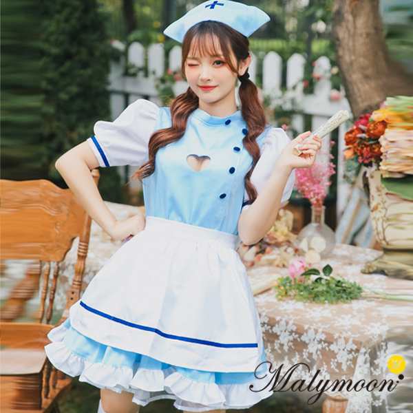 完全受注オーダー高級メイド服 かわいいコスプレ3点セット