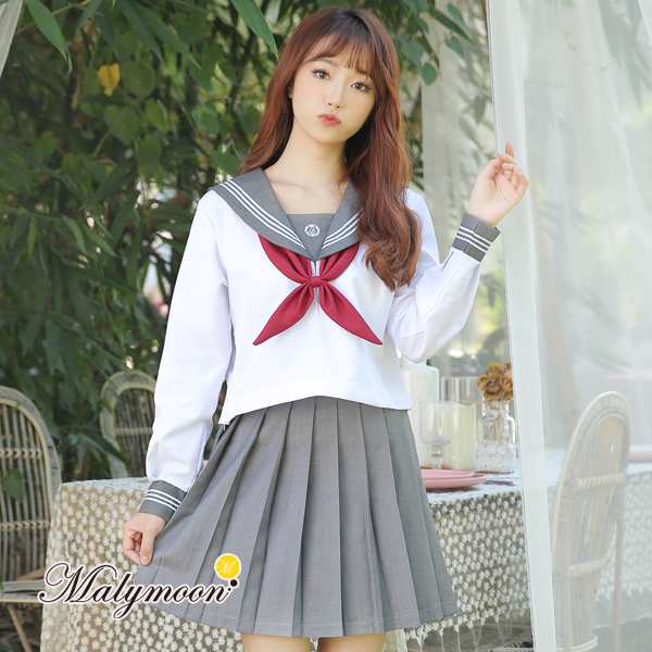 コスプレ❤️高品質　セーラー服 長袖　新品　女子高　上下セットL