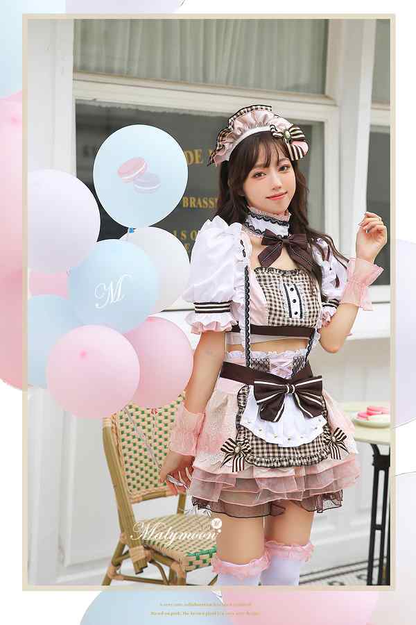 即納 ハロウィン コスプレ メイド メイド服 ウェイトレス 仮装 衣装