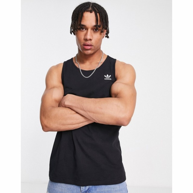 アディダス adidas Originals メンズ タンクトップ トップス Essentials Tank Top In Black  ブラックの通販はau PAY マーケット - フェルマート