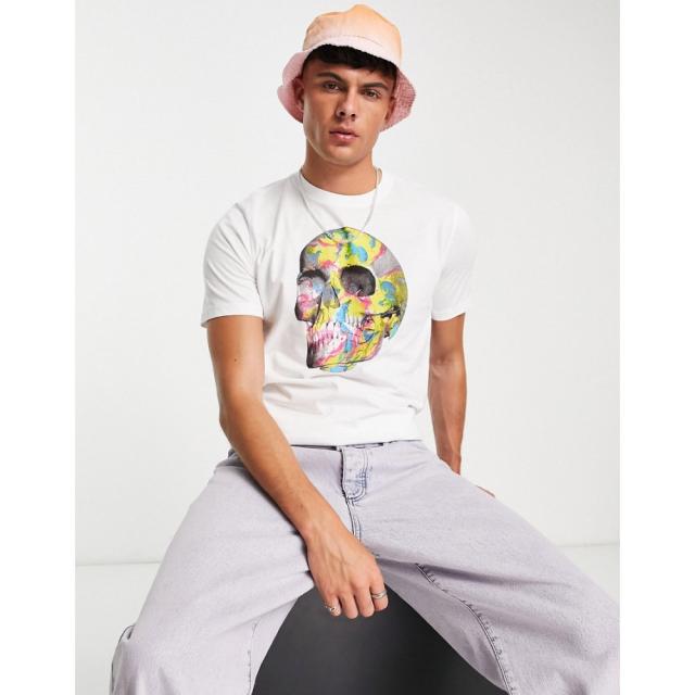 ポールスミス Ps Paul Smith メンズ Tシャツ トップス Skull T Shirt In White ホワイトの通販はau Pay マーケット フェルマート