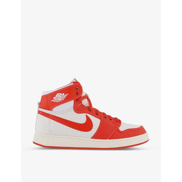 ナイキ ジョーダン Jordan メンズ スニーカー ハイカット シューズ 靴 Air 1 Ko Brand Print Canvas High Top Trainers Rush Orange Whiの通販はau Pay マーケット フェルマート