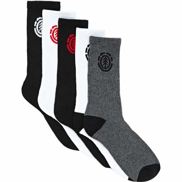 エレメント Element メンズ ソックス 5点セット インナー 下着 High Rise 5 Pack Fashion Socks Multicolourの通販はau Pay マーケット フェルマート