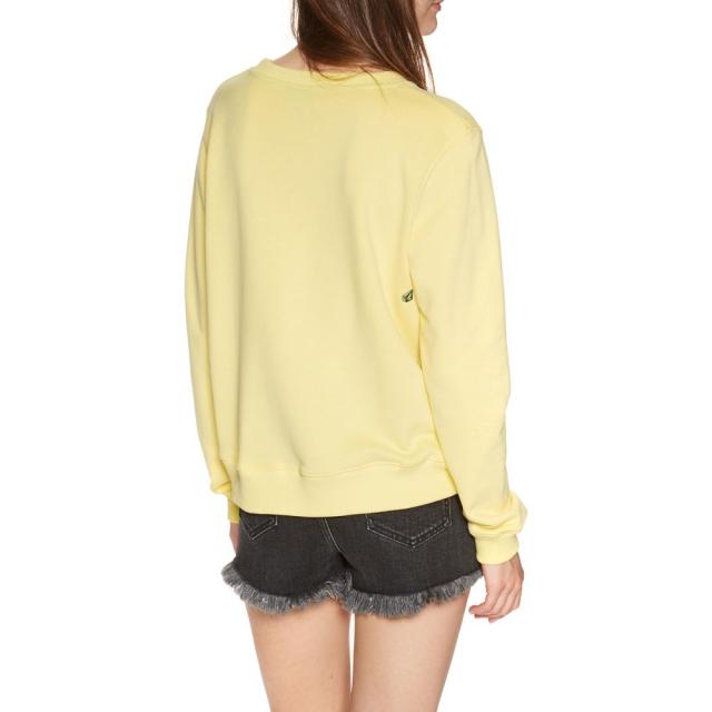 yellow fleece sweater