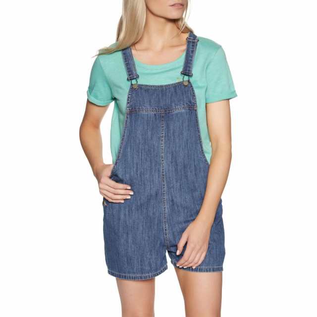 ロキシー Roxy レディース オールインワン ダンガリー ワンピース ドレス Feet On The Floor Dungarees Medium Blueの通販はau Pay マーケット フェルマート