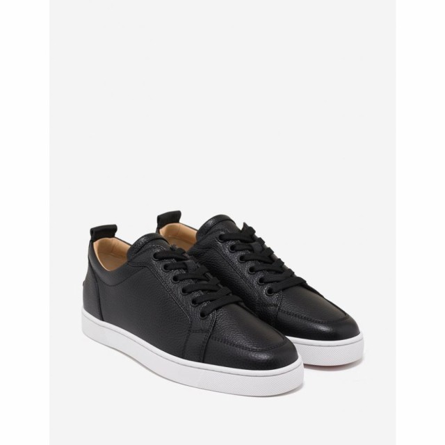 クリスチャン ルブタン Christian Louboutin メンズ スニーカー シューズ 靴 Rantulow Black Grain Leather Trainers Blackの通販はau Pay マーケット フェルマート