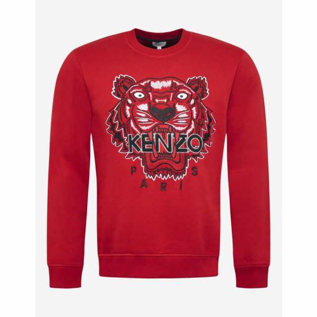 kenzo tiger embroidered sweatshirt