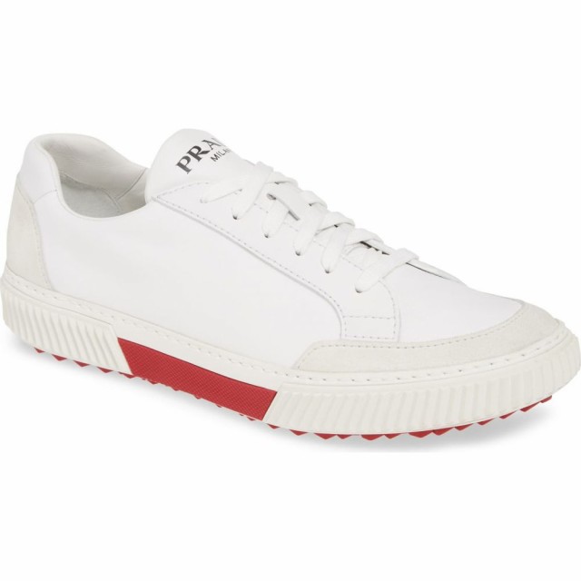 プラダ Prada メンズ スニーカー ローカット シューズ 靴 Stratus Low Top Sneaker Talco Rubinoの通販はau Pay マーケット フェルマート