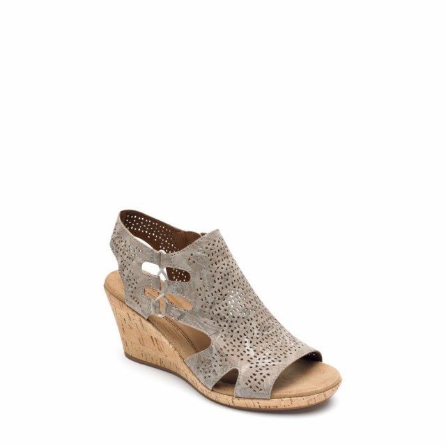 rockport cobb hill janna perforated wedge sandal