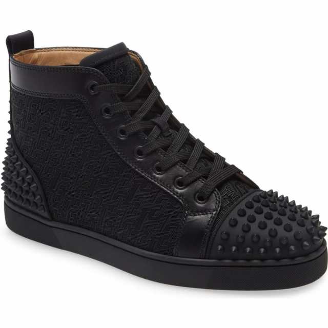 クリスチャン ルブタン Christian Louboutin メンズ スニーカー ハイカット シューズ 靴 Lou Spikes 2 High Top Sneaker Blackの通販はau Pay マーケット フェルマート