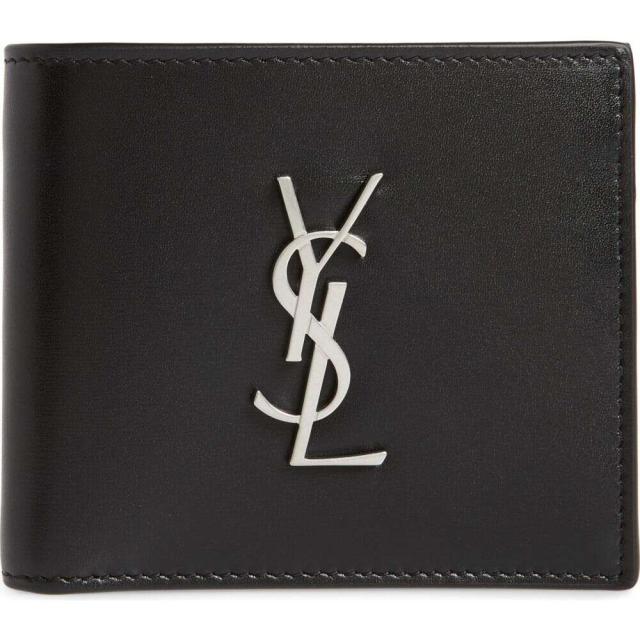 イヴ サンローラン Saint Laurent メンズ 財布 二つ折り Cassandra Leather Bifold Wallet Blackの通販はau Pay マーケット フェルマート