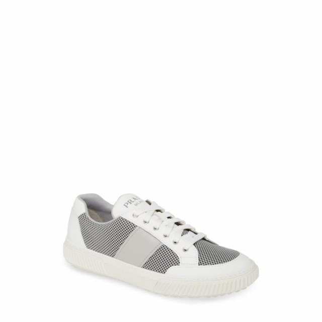 プラダ Prada Linea Rossa メンズ スニーカー シューズ 靴 Prada Stratus Sneaker Bianco Acciaioの通販はau Pay マーケット フェルマート