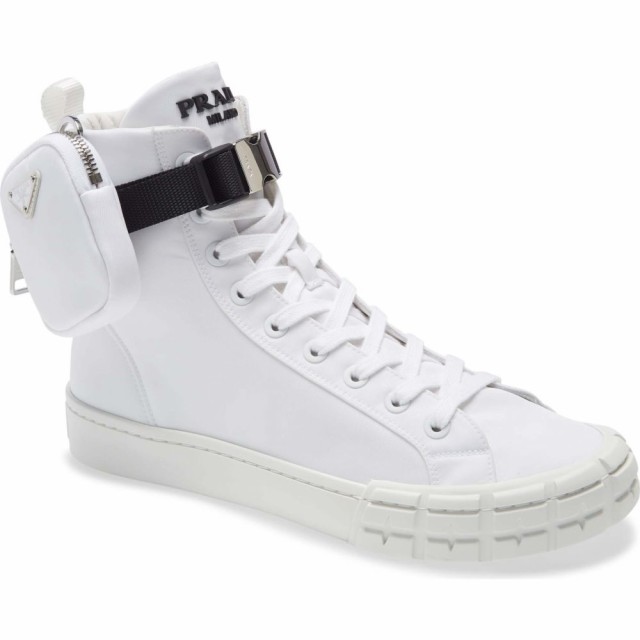 プラダ Prada メンズ スニーカー ハイカット シューズ 靴 Wheel High Top Sneaker Whiteの通販はau Pay マーケット フェルマート