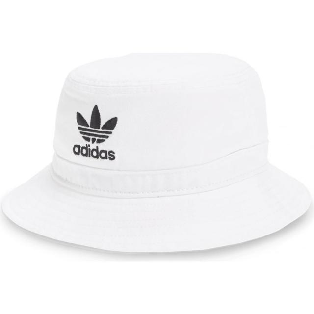 white adidas bucket hat