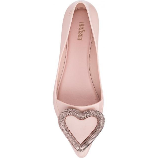 Melissa pointy heart jelly flat Clearance