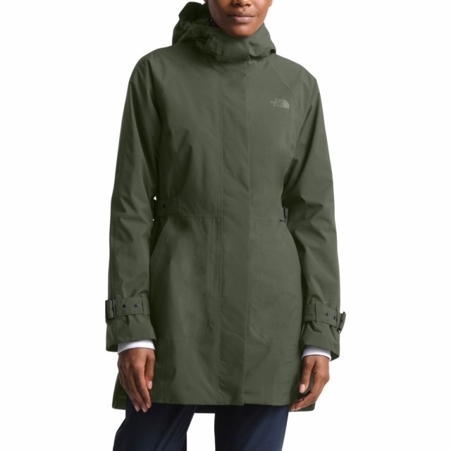 north face trench raincoat