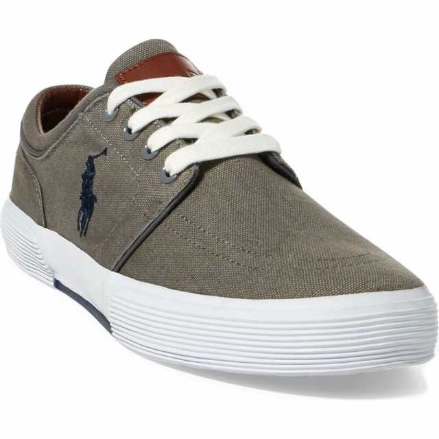 ラルフ ローレン Polo Ralph Lauren メンズ スニーカー シューズ 靴 Faxon Sneaker Grey Canvasの通販はau Pay マーケット フェルマート