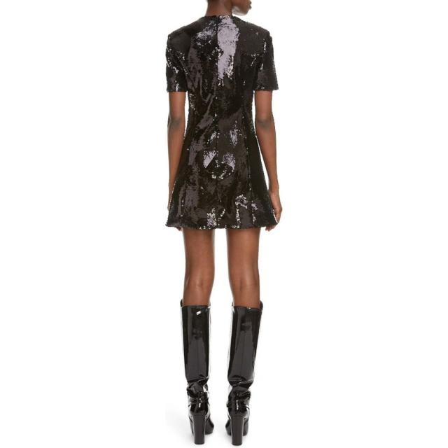 イヴ サンローラン Saint Laurent レディース ワンピース ワンピース ドレス Sequin Minidress Noirの通販はau Pay マーケット フェルマート