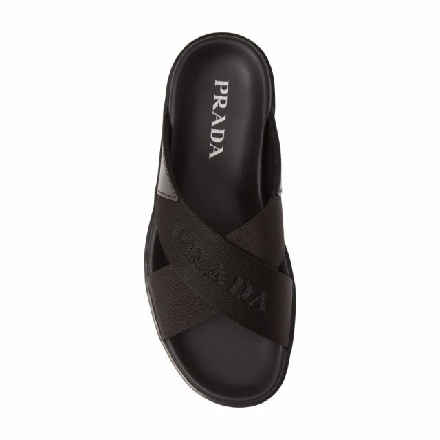 プラダ Prada メンズ サンダル シューズ 靴 Spazzolato Slide Sandal Neroの通販はau Pay マーケット フェルマート