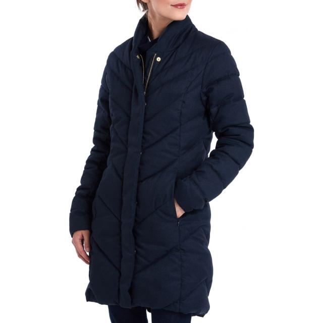 バブアー Barbour レディース コート アウター Barmack Chevron Quilted Coat Navy Herringoneの通販はau Pay マーケット フェルマート