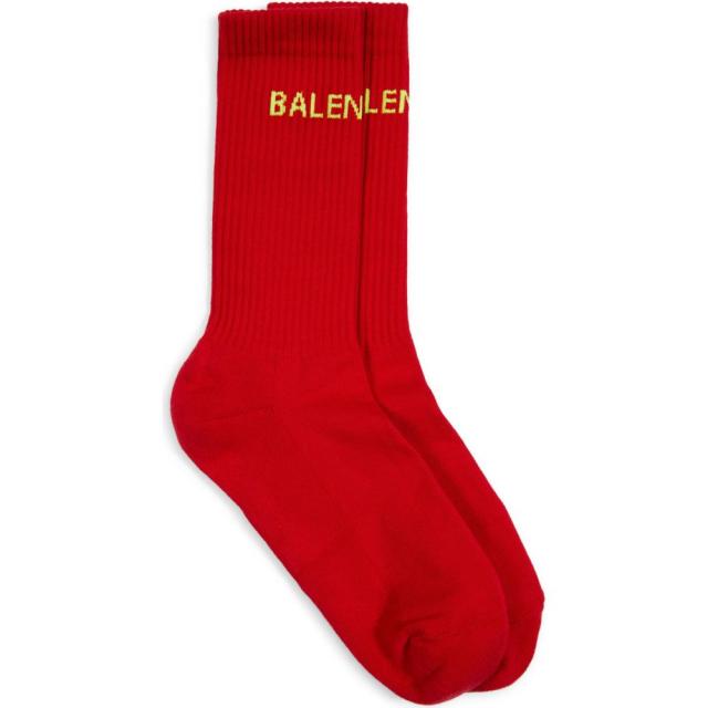 バレンシアガ Balenciaga メンズ ソックス インナー 下着 Logo Crew Socks Red Yellowの通販はau Pay マーケット フェルマート