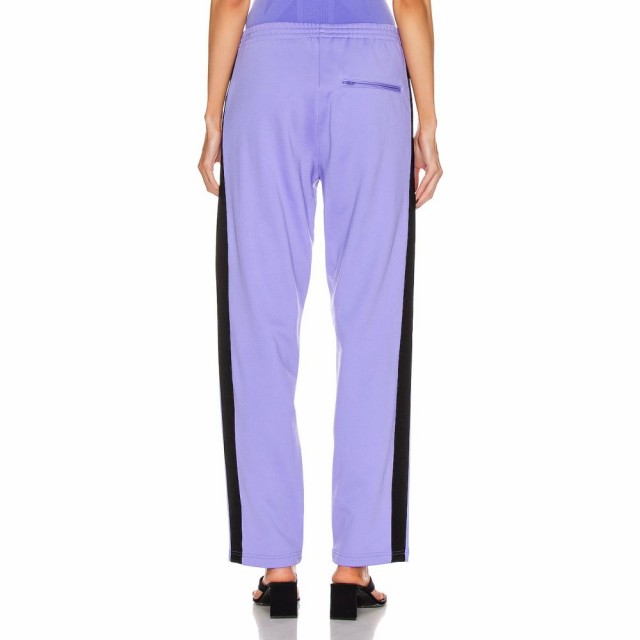 lilac track pants