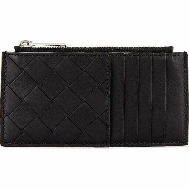 ボッテガ ヴェネタ Bottega Veneta メンズ カードケース 名刺入れ Zip Card Case Black Silverの通販はau Pay マーケット フェルマート